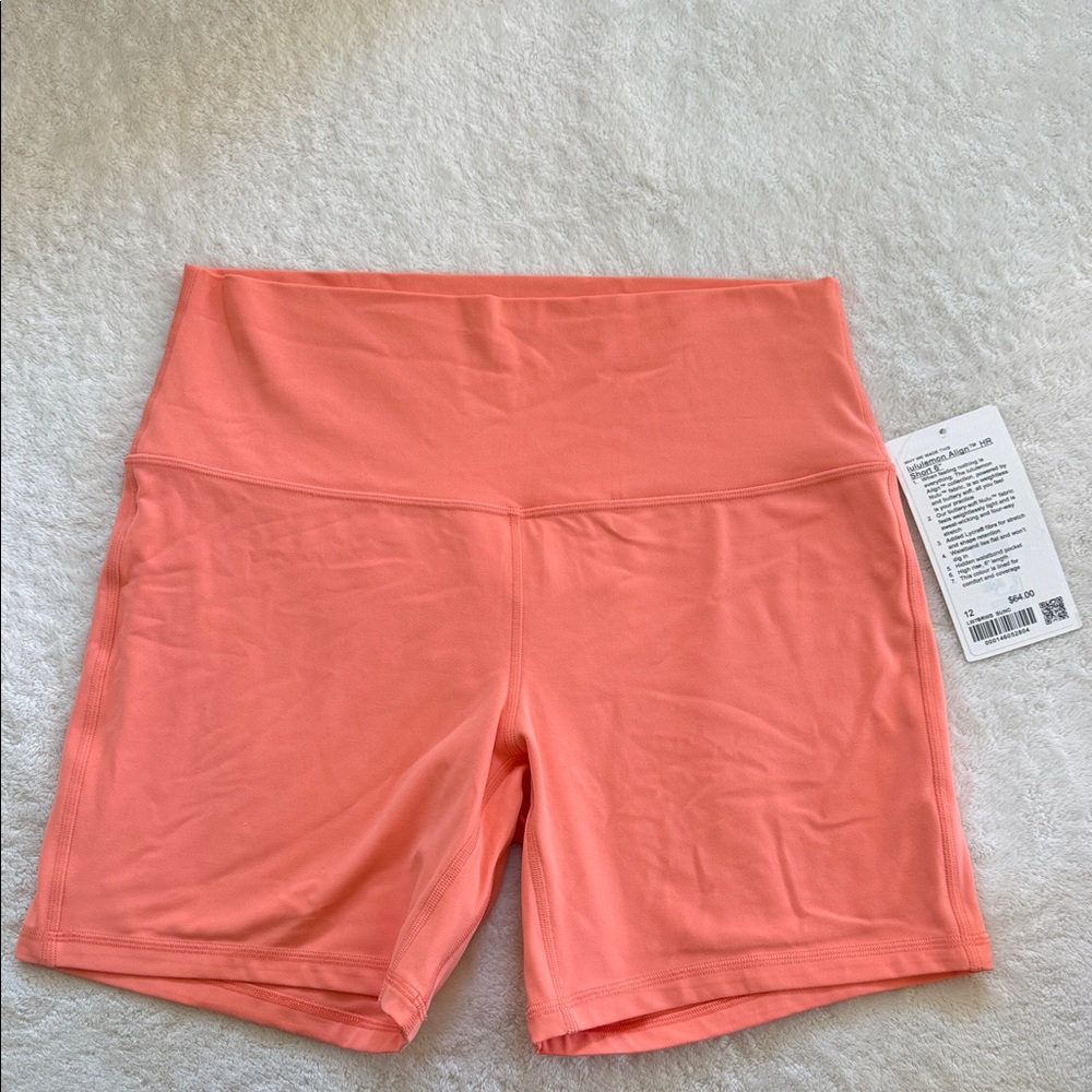 Lululemon Athletica align 6in bike shorts
